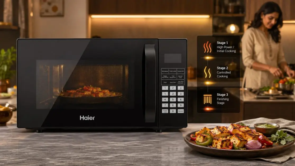 Multi-Stage Cooking in a Microwave