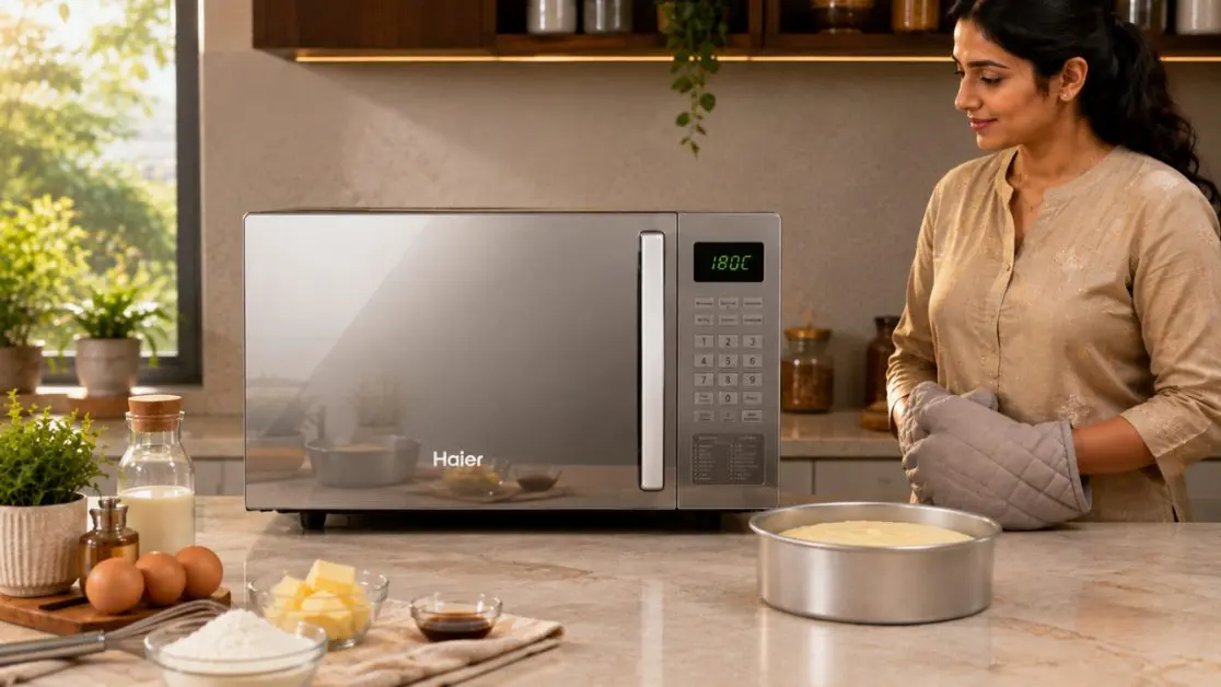 Preheat Function in microwave Improves Baking Results