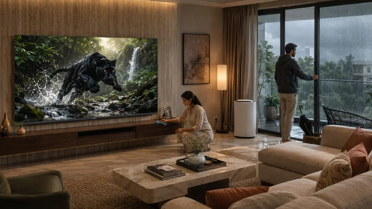 Protecting Your Smart TV During India's Moisture-Heavy Seasons