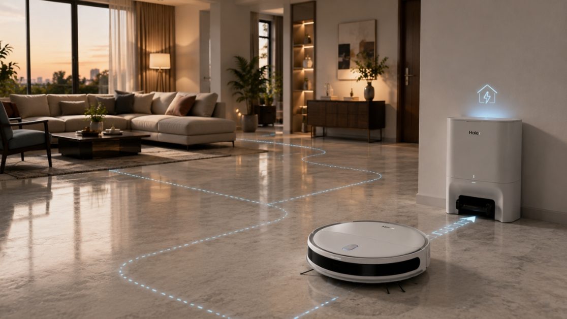 Robot Vacuum Cleaner going for auto charging