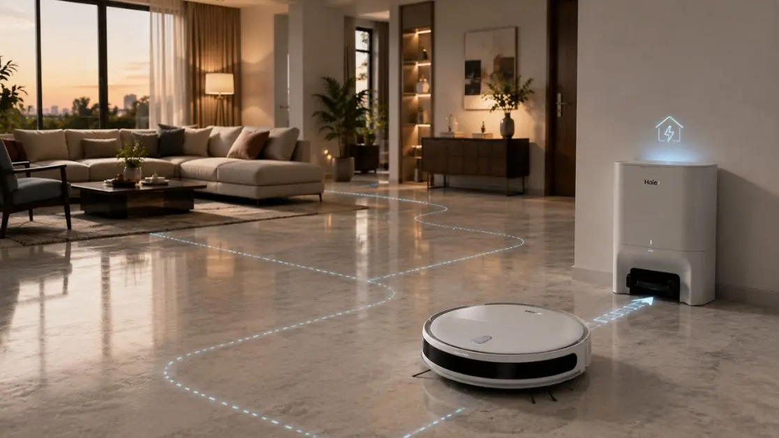 Robot Vacuum Cleaner going for auto charging