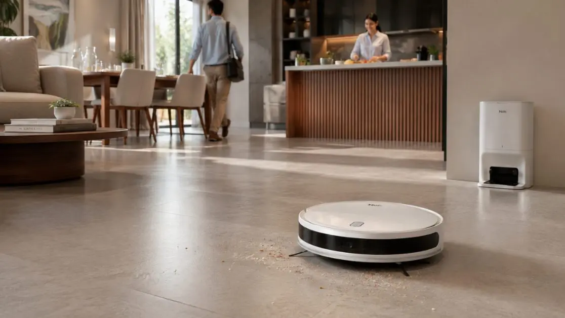 Robot Vacuum Handles Different Cleaning Zones