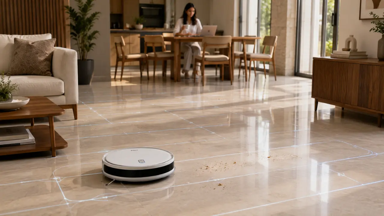 Smart Mapping in Robot vacuum cleaner