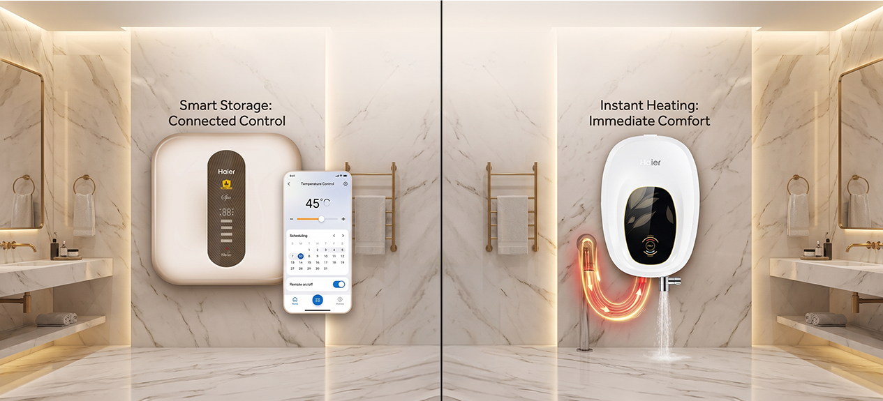 Smart WiFi Water Heater vs Instant Water Heater