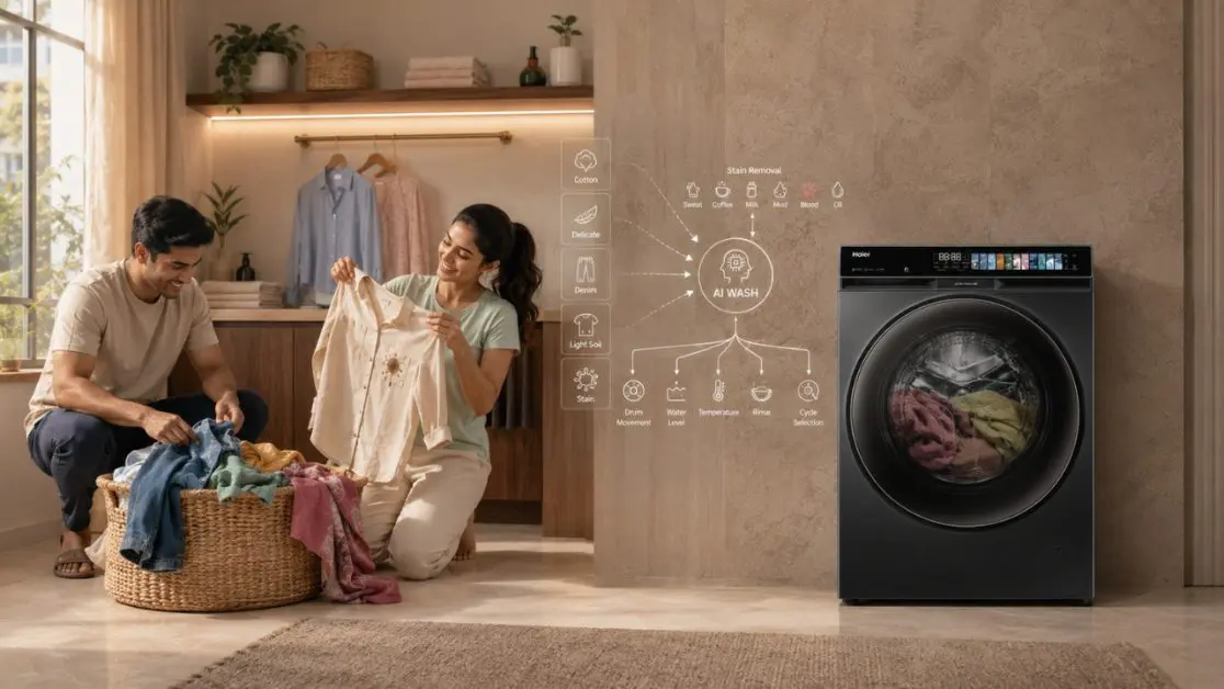 Smarter Fabric Care in washing machine