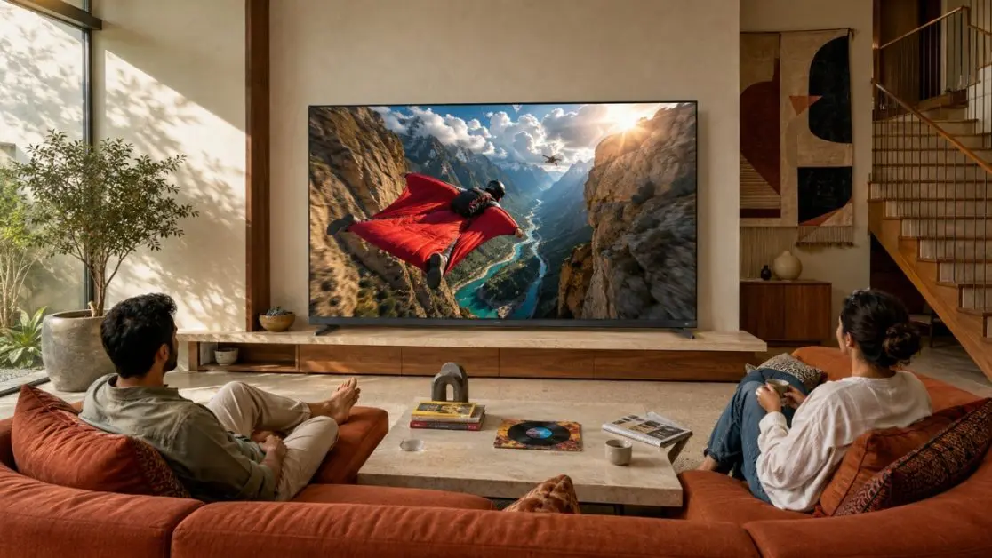 TV Has Become Part of the Couple's Shared Space