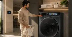 Touch Screen washing machine for Smart Homes