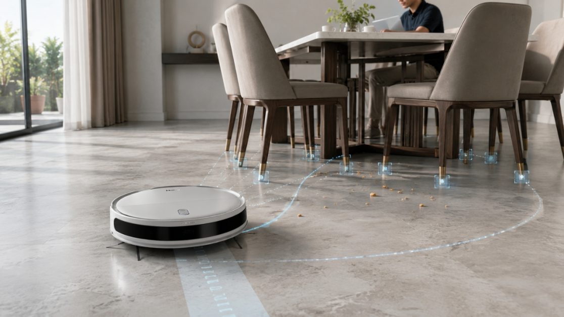 Understanding the Room with Robot Vacuum Cleaner