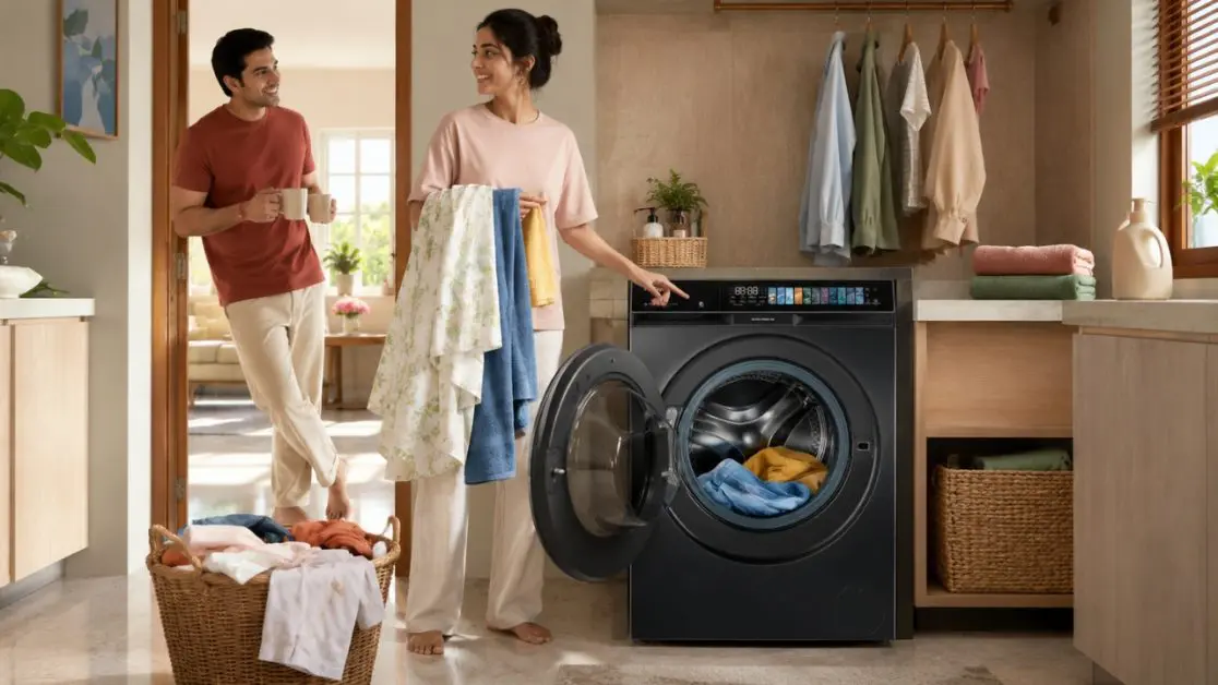 Washing machine is a perfect Raksha Bandhan Gift for your Sister