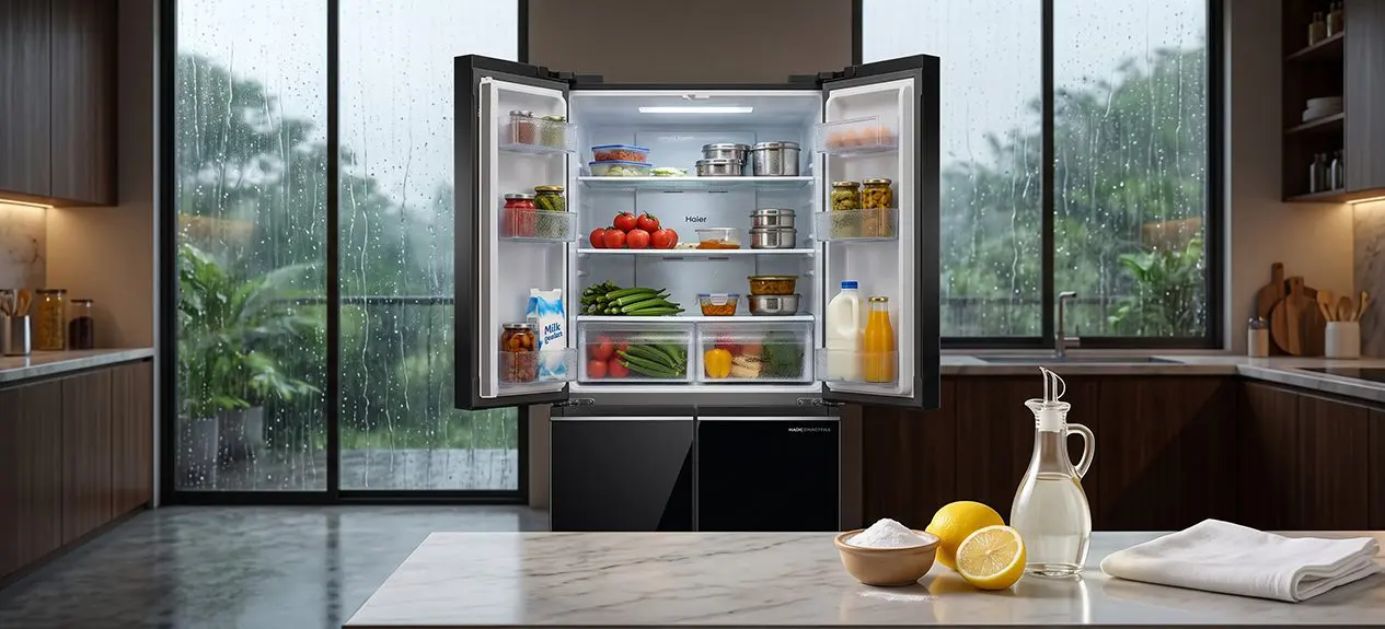 Why Refrigerator Odors Intensify in Monsoon and How to Eliminate Them Naturally
