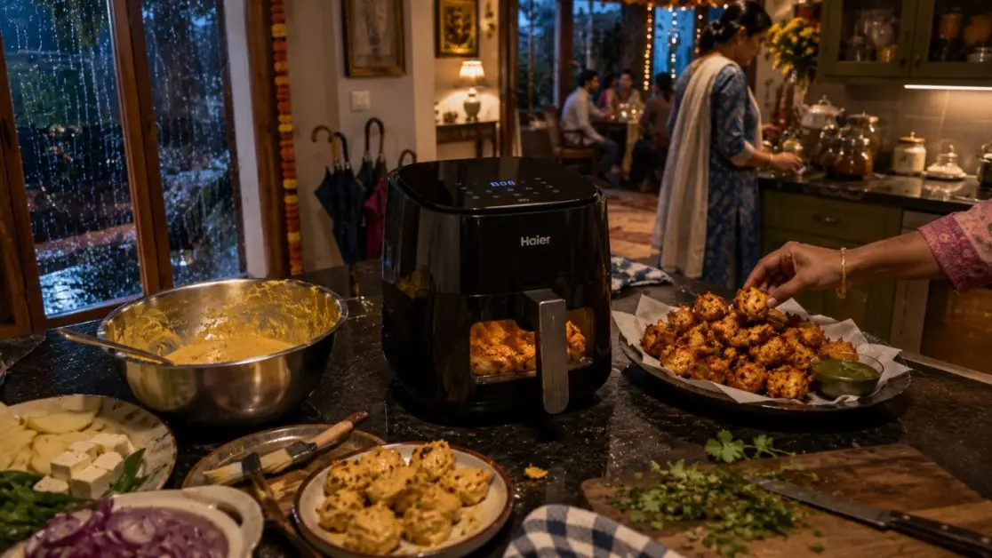 Air-Fried Pakodas for Guests this Janmashtami