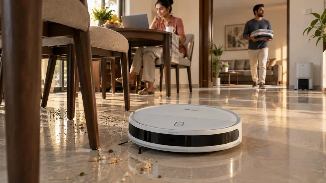Connected Cleaning with Robot Vacuum Cleaner
