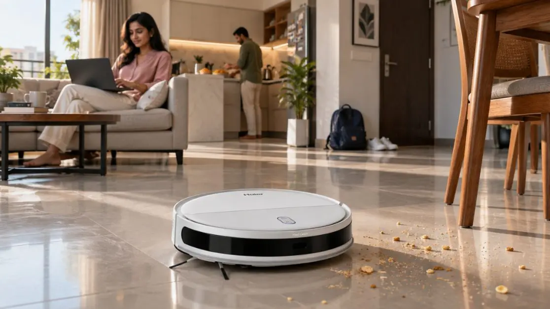 Daily Cleaning with Robot Vacuum Cleaner