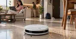 Daily Cleaning with Robot Vacuum Cleaner
