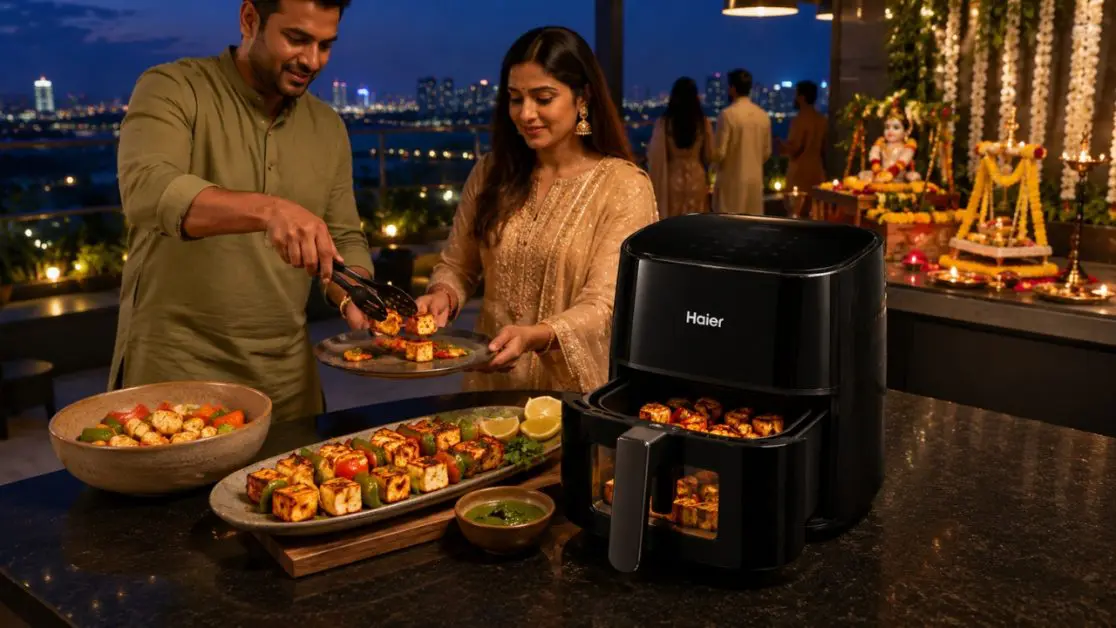 Enjoy Air-Fried Paneer Tikka this Janmashtami