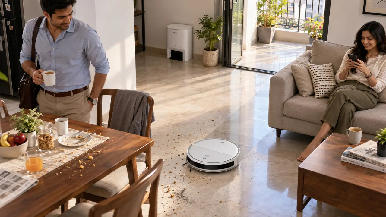 Hands-Free Cleaning with robot vacuum cleaner