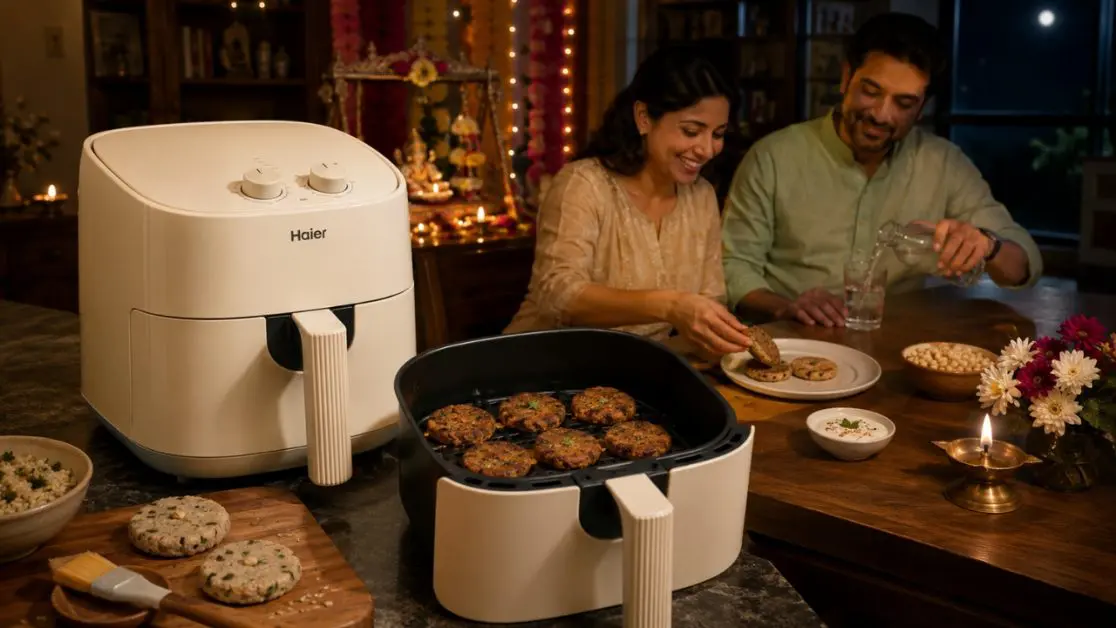 Make Janmashtami snacks in air fryer