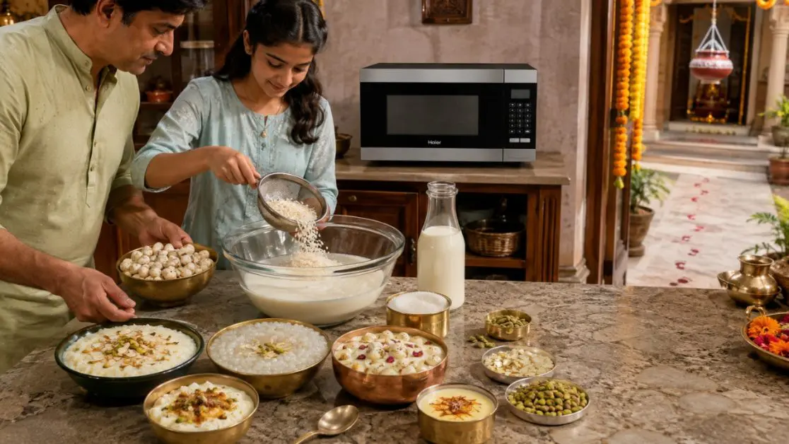Make different type of kheer in microwave this janmashtami