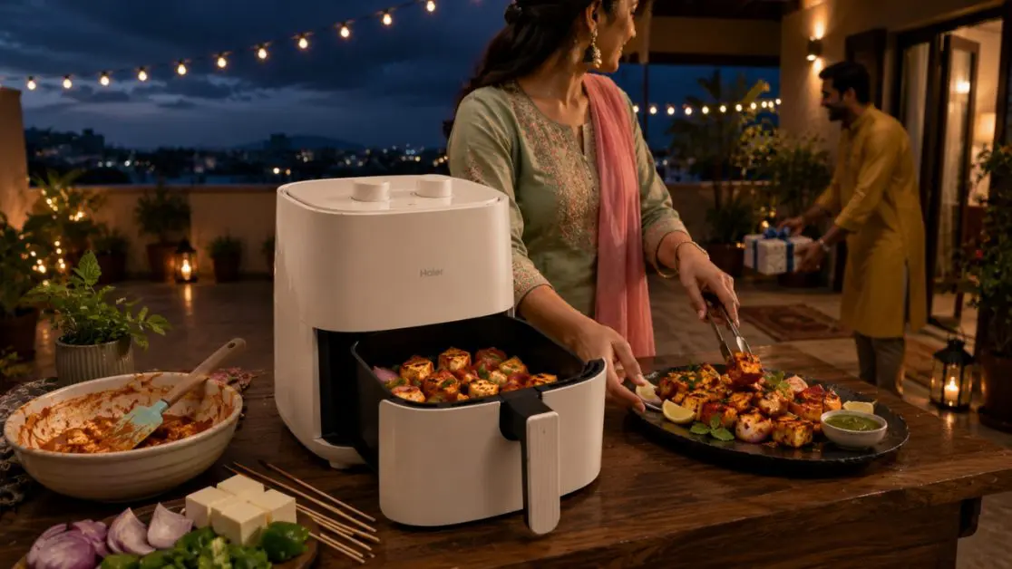 Make perfect Paneer Tikka in air fryer