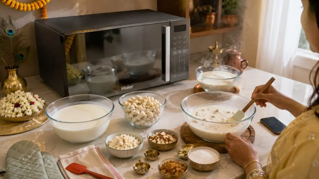 Simple festive cooking with microwave
