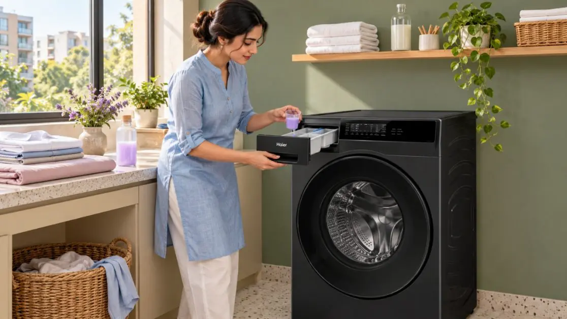 Fabric Conditioner Go in a Washing Machine