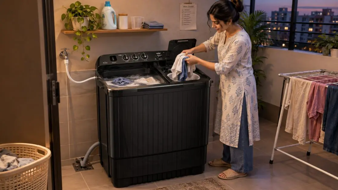 Get Semi-Automatic Washing Machine home