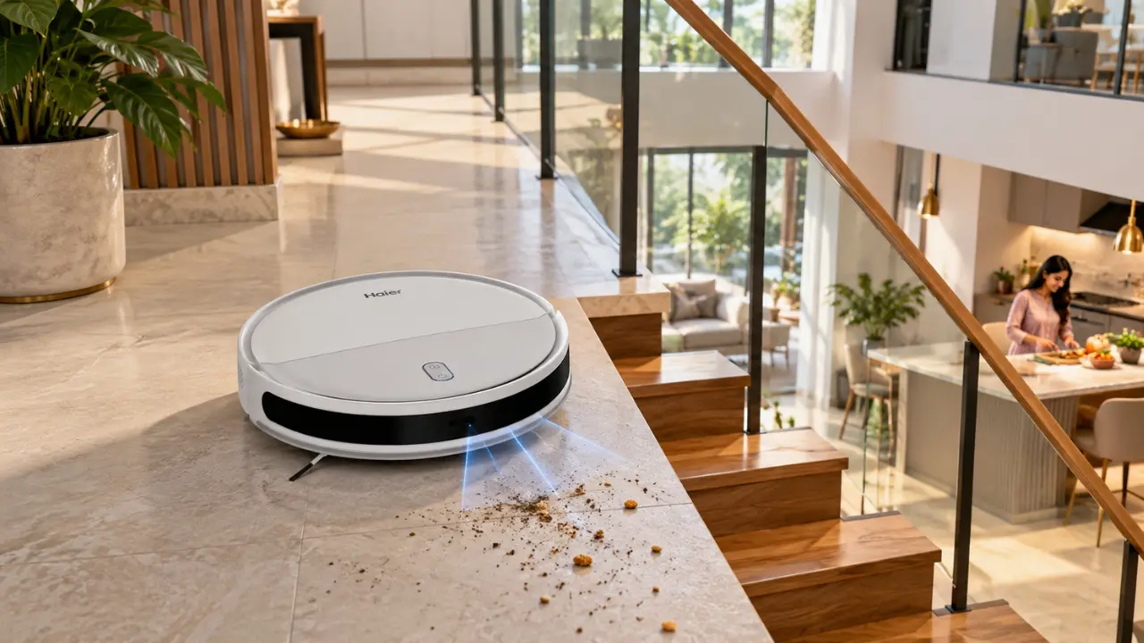Robot Vacuums Avoid Stairs and Drop-Offs