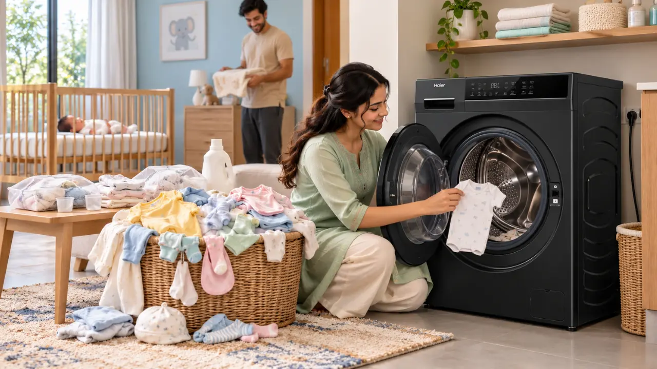Wash Baby Clothes in an Automatic Washing Machine