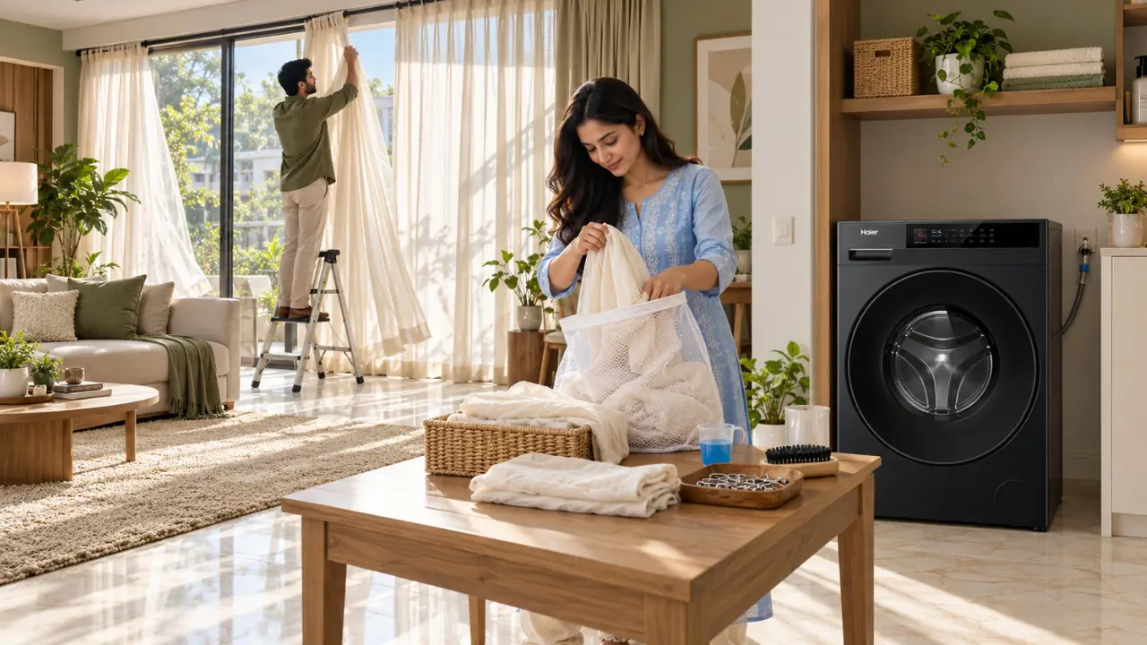 Washing Machine Wash Curtains and Sheer Fabrics