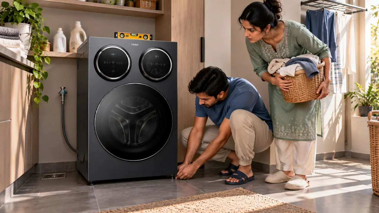 Washing Machine on an Uneven Floor