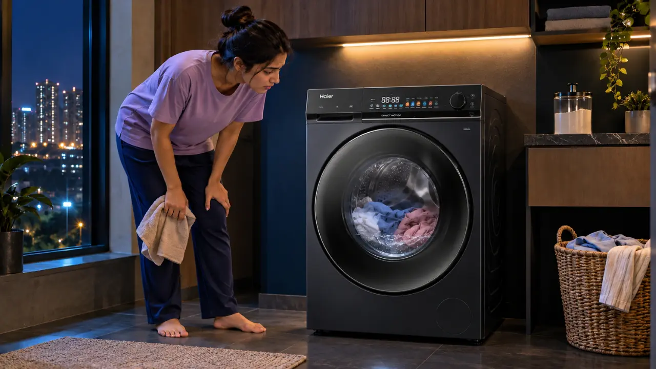 Water Remain in a Washing Machine After Washing