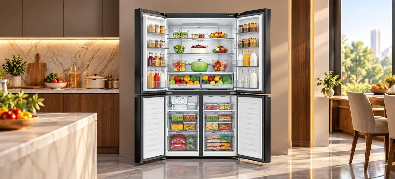 Toughened Glass Shelves &amp; Interior Storage: What Makes Fridge Space Truly Usable