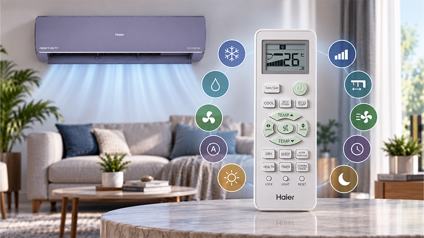 AC Remote Symbols and Modes Explained